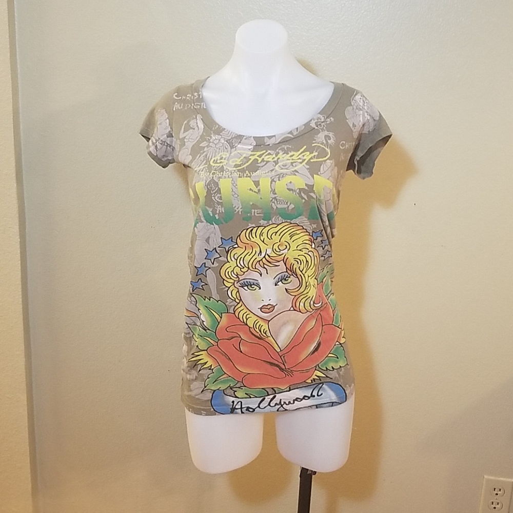 Ed Hardy Sunset shirt